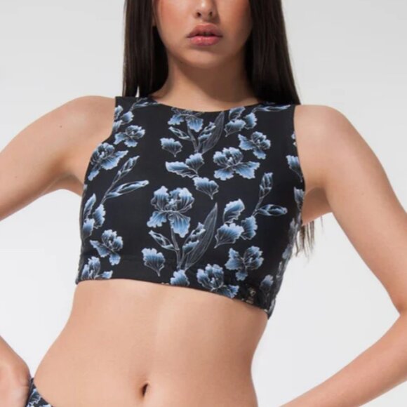 Like New Pole Addict Dahlia Set - Size S - Floral Print - Picture 10 of 11